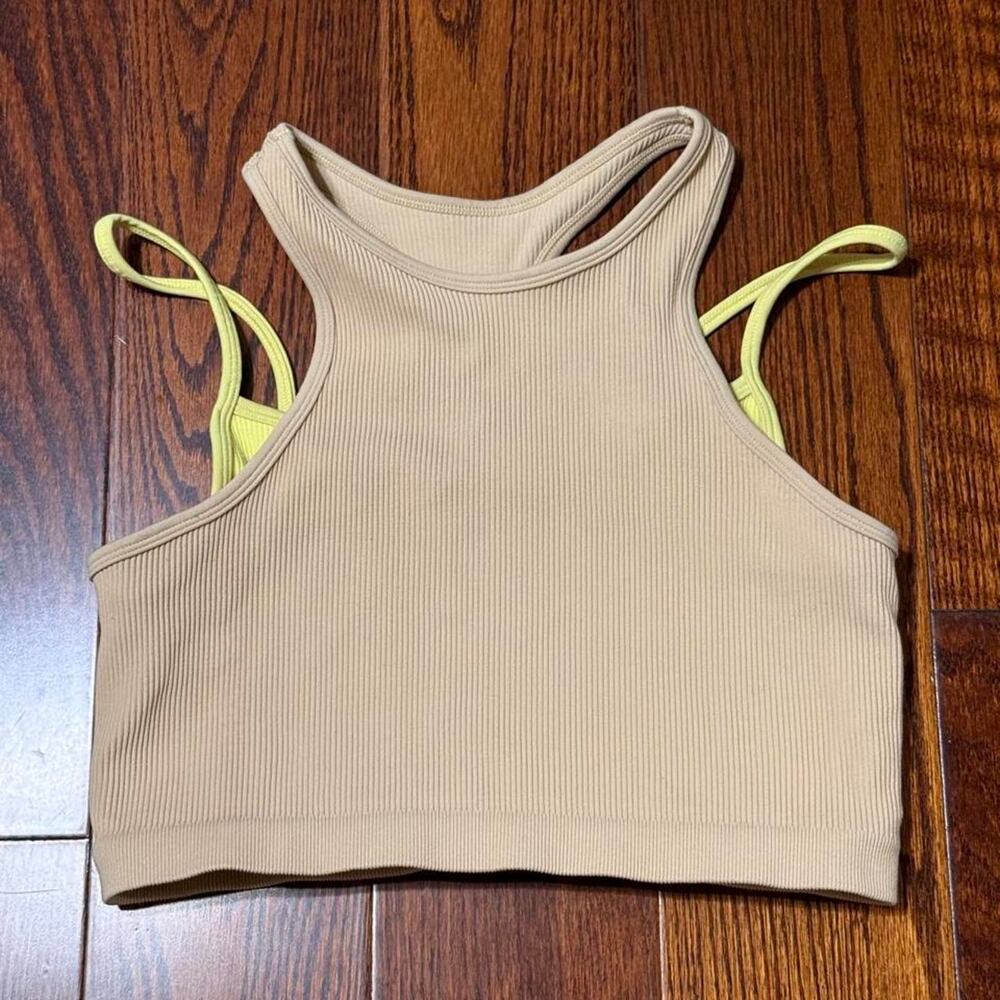 FP Movement Free Throw Double Layer Tank Latte/Lemon Verbena movement